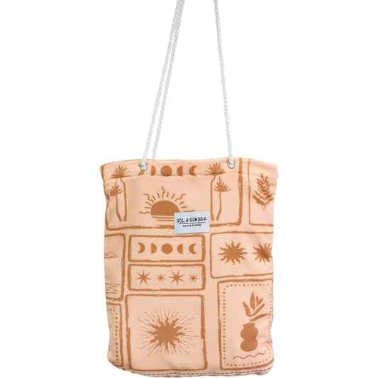 Beach Towel In Bag Postcard