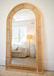 Aria Rattan Arch Mirror