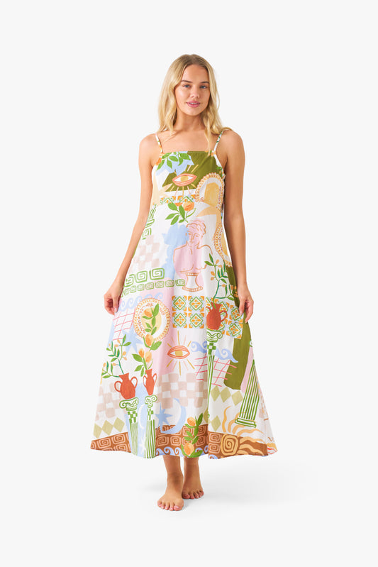 Tuscan Dream Midi Dress